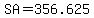 SA=356.625