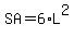 SA=6%2AL%5E2