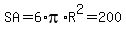 SA=6%2Api%2AR%5E2=200