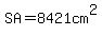 SA=8421cm%5E2+