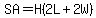 SA=H%282L%2B2W%29