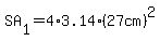 SA%5B1%5D=+4%2A3.14%2A%2827cm%29%5E2