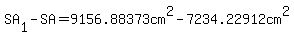SA%5B1%5D-SA=+9156.88373cm%5E2-7234.22912cm%5E2