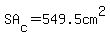 SA%5Bc%5D=549.5cm%5E2