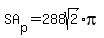 SA%5Bp%5D=288sqrt%282%29%2Api