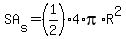 SA%5Bs%5D=%281%2F2%29%2A4%2Api%2AR%5E2
