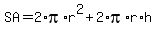 SA+=+2%2Api%2Ar%5E2+%2B+2%2Api%2Ar%2Ah