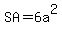 SA+=+6a%5E2