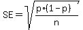 SE+=+sqrt%28%28p%2A%281-p%29%29%2Fn%29