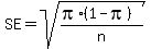 SE+=+sqrt%28%28pi%2A%281-pi%29%29%2Fn%29