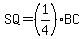 SQ=%281%2F4%29BC