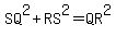 SQ%5E2%2BRS%5E2=QR%5E2