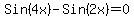 Sin%284x%29+-+Sin%282x%29=0