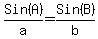 Sin%28A%29%2Fa+=+Sin%28B%29%2Fb