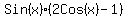 Sin%28x%29%282Cos%28x%29+-+1%29