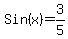 Sin%28x%29=3%2F5