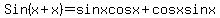 Sin%28x%2Bx%29+=+sinxcosx+%2B+cosxsinx