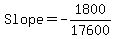 Slope=-1800%2F17600