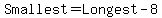 Smallest+=+Longest+-+8
