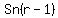 Sn%28r-1%29