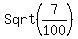 Sqrt%287%2F100%29