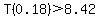 T%280.18%29%3E8.42
