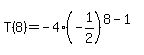 T%288%29+=+-4%28-1%2F2%29%5E%288-1%29