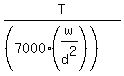 T%2F%28%287000%2A%28w%2Fd%5E2%29%29%29