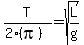 T%2F%282%28pi%29%29=sqrt%28L%2Fg%29