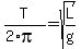 T%2F%282%2Api%29+=+sqrt%28L%2Fg%29