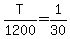 T%2F1200=1%2F30