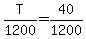 T%2F1200=40%2F1200