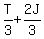 T%2F3+%2B+2J%2F3