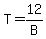 T=12%2FB