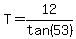 T=12%2Ftan%2853%29