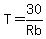 T=30%2FRb