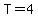 T=4+