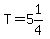 T=5%261%2F4