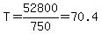 T=52800%2F750=70.4