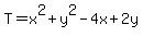 T=x%5E2%2By%5E2-4x%2B2y