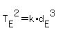 T%5BE%5D%5E2=k%2Ad%5BE%5D%5E3