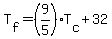 \"T%5Bf%5D+=+%289%2F5%29%2AT%5Bc%5D%2B32\"