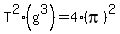 T%5E2%2A%28g%5E3%29+=+4%2A%28pi%29%5E2