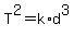 T%5E2=k%2Ad%5E3