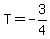 T+=+-3%2F4