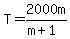 T+=+2000m%2F%28m%2B1%29