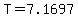 T+=+7.1697