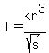 T+=+kr%5E3%2Fsqrt%28s%29