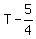 T+-+5%2F4