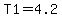 T1=4.2